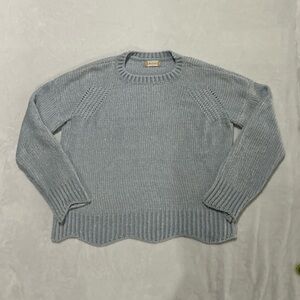 Altar'd State Light Blue Crew Neck Sweater